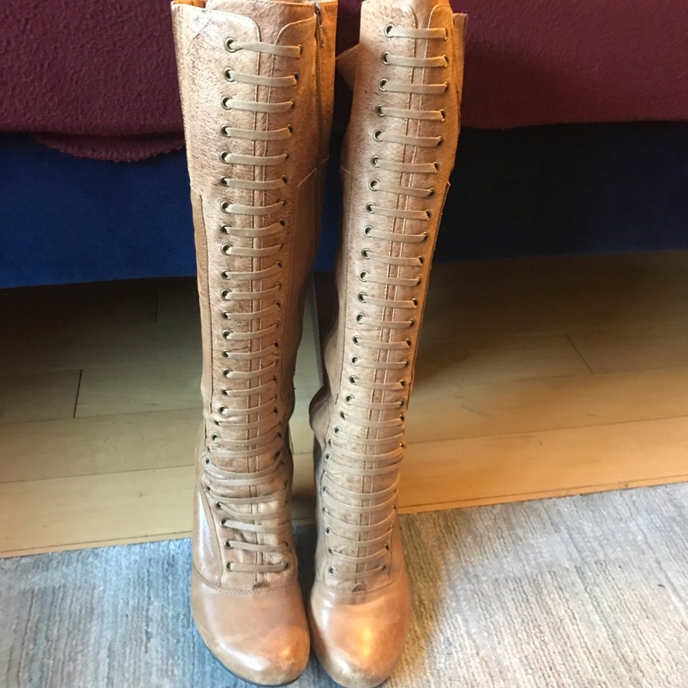 Miz Mooze tan boots from Nordstrom!